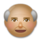 Old Man - Medium emoji on LG